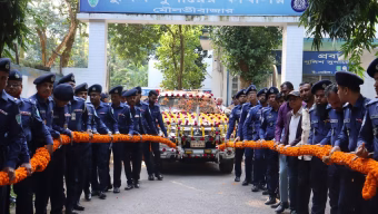 শ্রদ্ধা ও ভালোবাসায় বিদায় নিলেন পুলিশ সুপার এম.কে.এইচ. জাহাঙ্গীর হোসেন