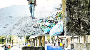 বর্জ্য ব্যবস্থাপনায় চরম অব্যবস্থা সিলেট সিটি কর্পোরেশনের ১২ নম্বর ওয়ার্ড