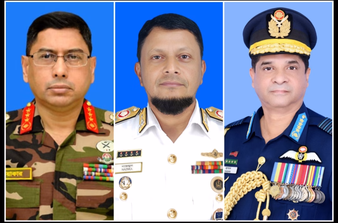 Top Military Chiefs Visit Begum Khaleda Zia at Evercare Hospital