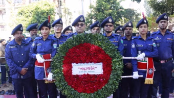 মৌলভীবাজার মুক্ত দিবস পালন; শহিদদের প্রতি জেলা পুলিশের শ্রদ্ধা