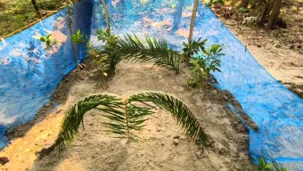 কারাবন্দি ছাত্রলীগ নেতার স্ত্রী-সন্তানের পাশাপাশি কবরে দাফন হলো