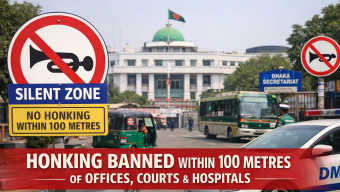 Honking Banned Within 100 Metres of Offices, Courts and Hospitals