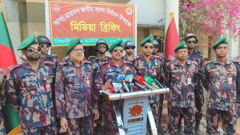 সীমান্ত পরিস্থিতি ও নির্বাচন প্রস্তুতি নিয়ে জুড়ীতে ৫২ বিজিবির প্রেস ব্রিফিং