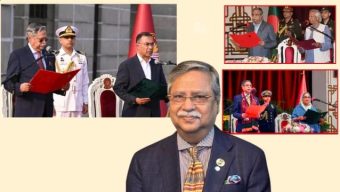 রাষ্ট্রপতি সাহাবুদ্দিন তিন বছরে তিন সরকারকে শপথ পড়ালেন