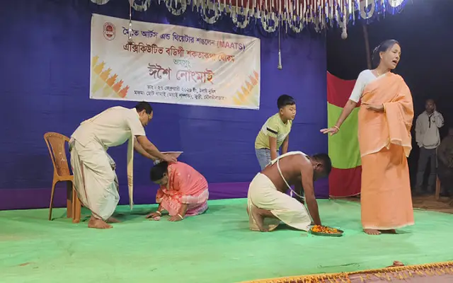 Manipuri Drama ‘Tarpan’ Staged in Juri Upazila 