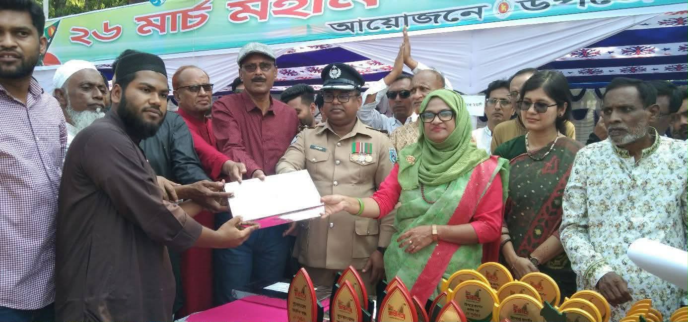 বাঘায় বর্ণাঢ আয়োজনে  মহান স্বাধীনতা ও জাতীয় দিবস উদযাপন