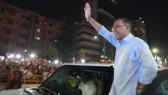 প্রধানমন্ত্রী হওয়ার পর প্রথমবার নয়া পল্টনের কার্যালয়ে তারেক রহমান