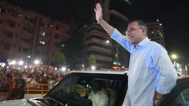 প্রধানমন্ত্রী হওয়ার পর প্রথমবার নয়া পল্টনের কার্যালয়ে তারেক রহমান