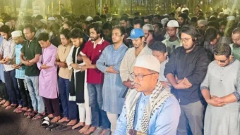 ঢাকা বিশ্ববিদ্যালয়ে খামেনির গায়েবানা জানাজা