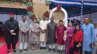 এসএমপি’র পুলিশ কমিশনার এর উদ্যোগে সিলেটে সম্প্রীতির ঈদ শুভেচ্ছা বিনিময় 