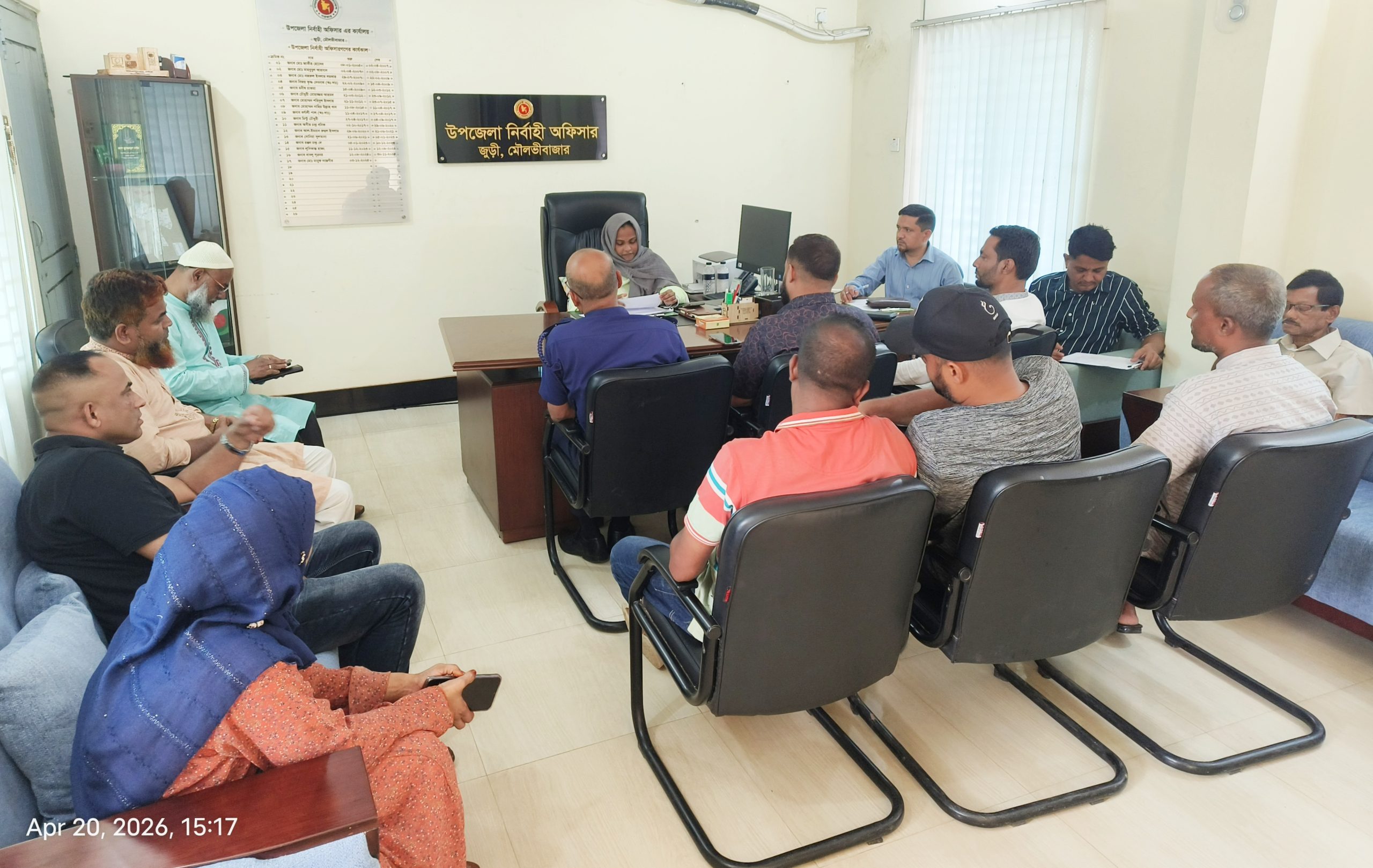 জুড়ীতে ‘নতুন কুঁড়ি স্পোর্টস’ কর্মসূচী বাস্তবায়নে প্রস্তুতিমূলক সভা অনুষ্ঠিত