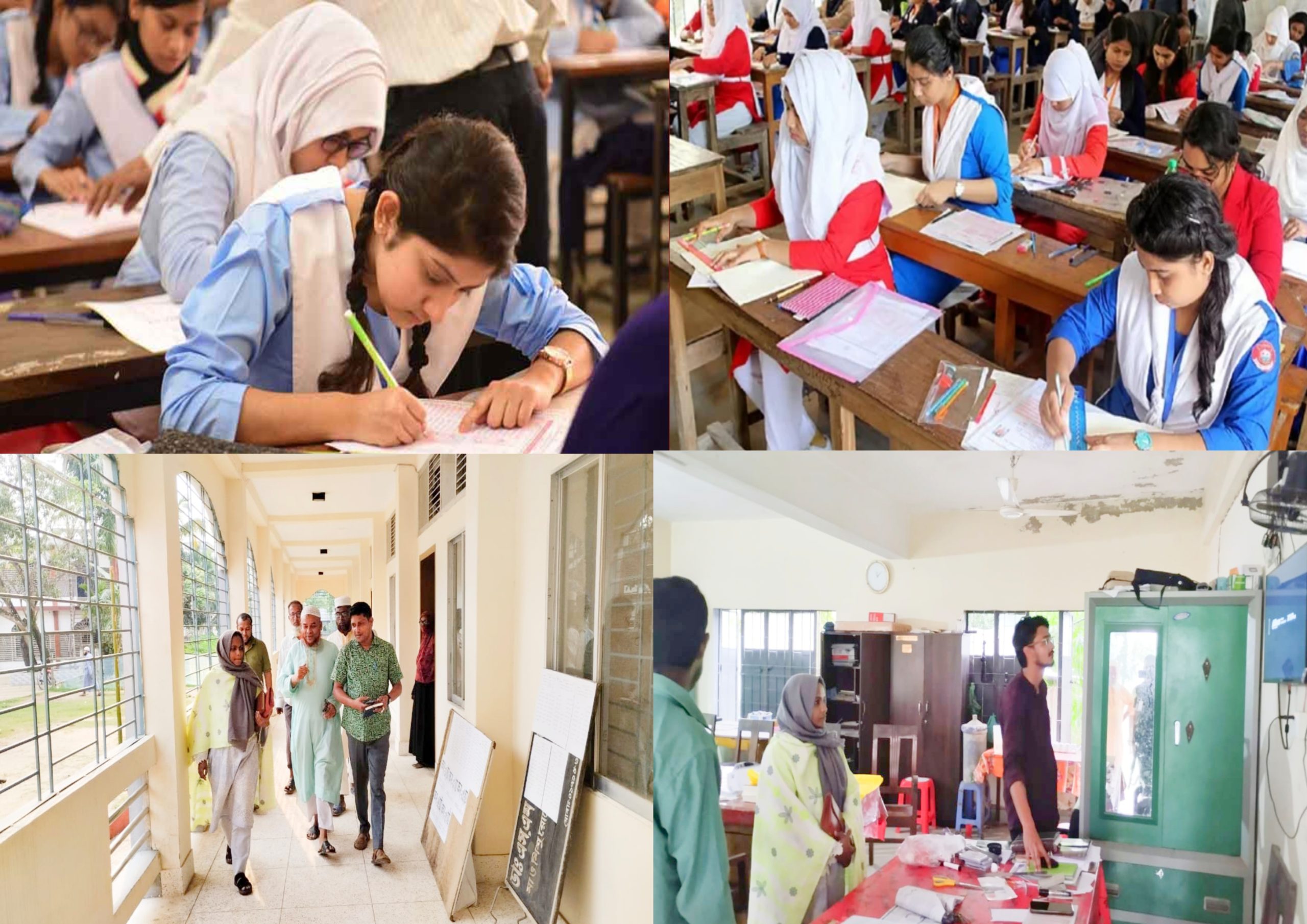 জুড়ীতে শান্তিপূর্ণ পরিবেশে এসএসসি ও সমমানের পরীক্ষা শুরু