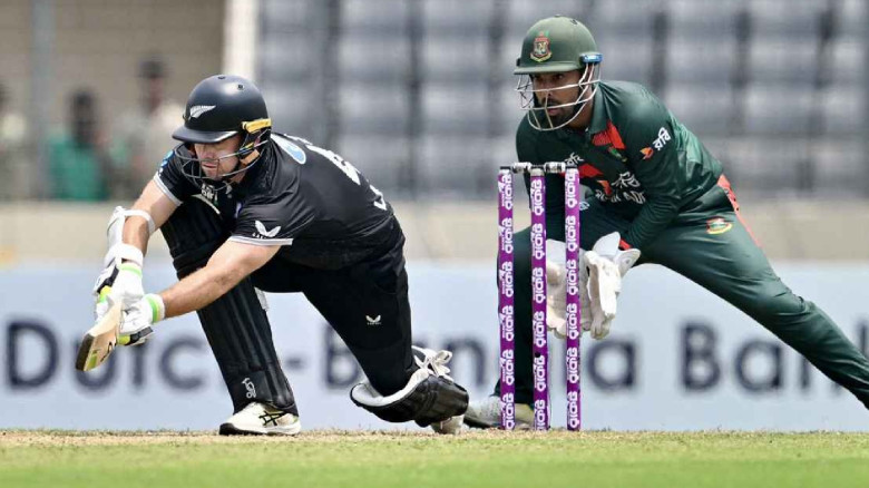 বাংলাদেশকে ২৪৮ রানের টার্গেট দিয়েছে নিউজিল্যান্ড