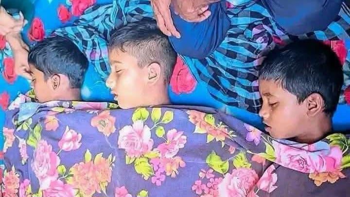 কুলাউড়ায় ক্ষেতের জমির পানিতে ডুবে একই পরিবারের তিন শিশুর মৃত্যু