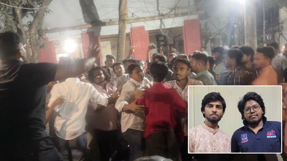 ডাকসুর জুবায়ের-মুসাদ্দিকের ওপর হামলা, শিবির-ছাত্রদল উত্তেজনা