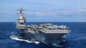 যুদ্ধবিরতির মধ্যেই মধ্যপ্রাচ্যের দিকে বৃহত্তম মার্কিন রণতরি ‘জেরাল্ড ফোর্ড’