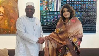 গিনির পররাষ্ট্রমন্ত্রীর সঙ্গে শামা ওবায়েদের সাক্ষাৎ