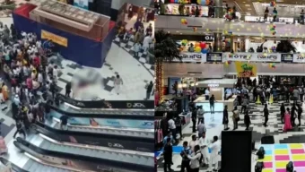 বসুন্ধরা শপিংমলে শত শত ক্রেতাদের ভিড়ের মধ্যে ৬ তলা থেকে পড়ে যুবকের মৃত্যু