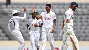 নাহিদ রানার তোপের মুখে টিকতে পারলো না পাকিস্তান