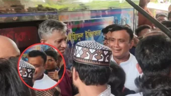 প্যারোলে মুক্তি পেয়ে বাবার জানাজায় অঝোরে কাঁদলেন সাবেক এমপি সুজন