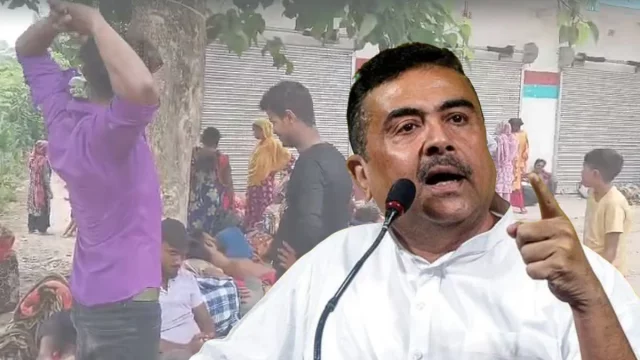 আমাদের খাদ্য-বস্ত্র-বাসস্থানের ভাগ ওদের কেন দেব: শুভেন্দু
