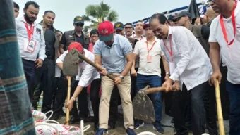 ময়মনসিংহে ধরার খাল পুনঃখনন কাজের উদ্বোধন করলেন প্রধানমন্ত্রী