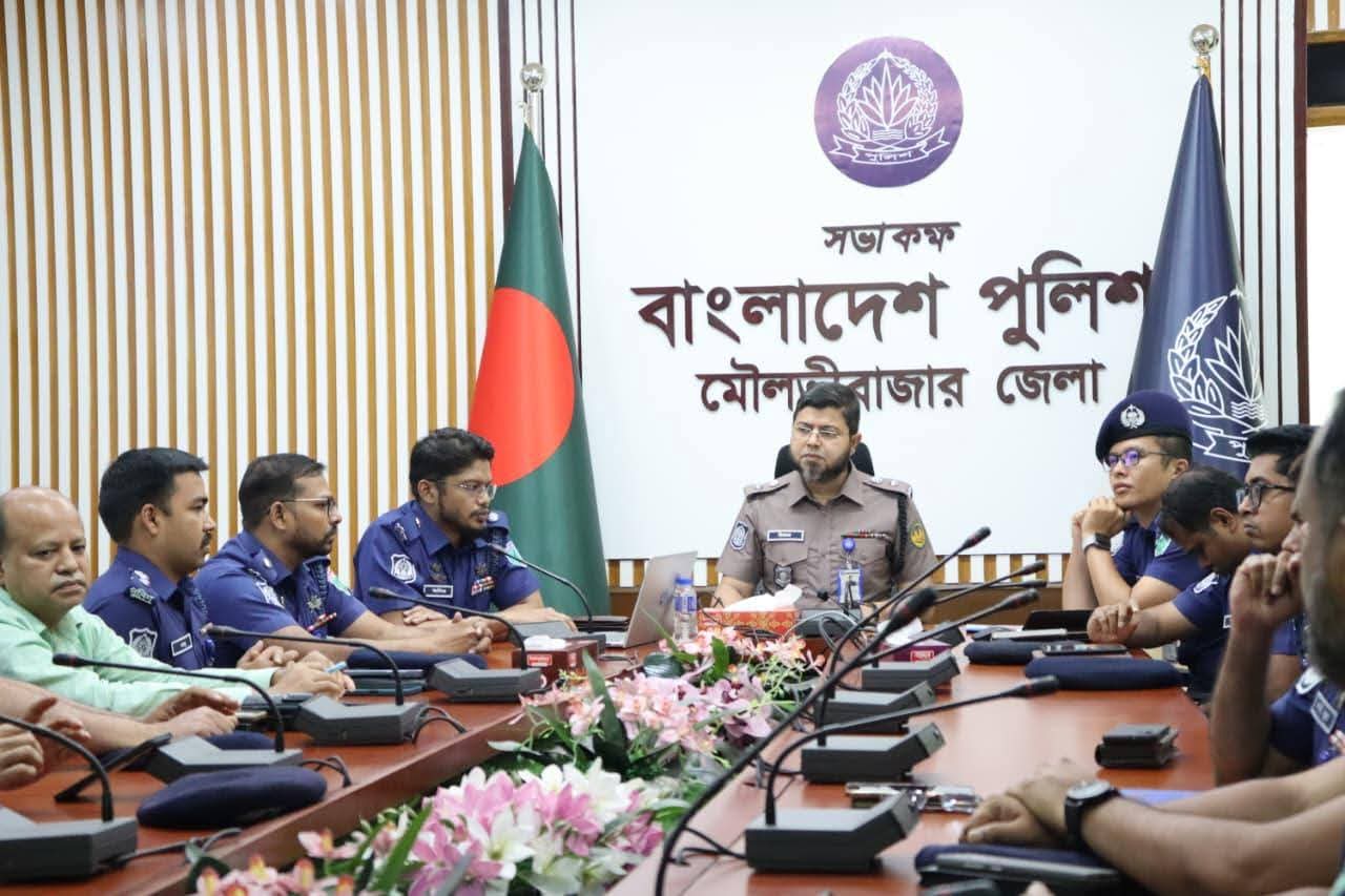 মৌলভীবাজারে নবাগত পুলিশ সুপারের যোগদান