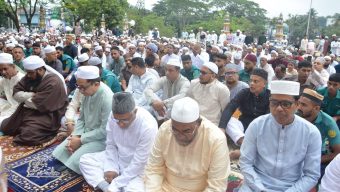 সিলেটের শাহী ঈদগাহ ময়দানে ঈদুল আজহার জামাত অনুষ্ঠিত