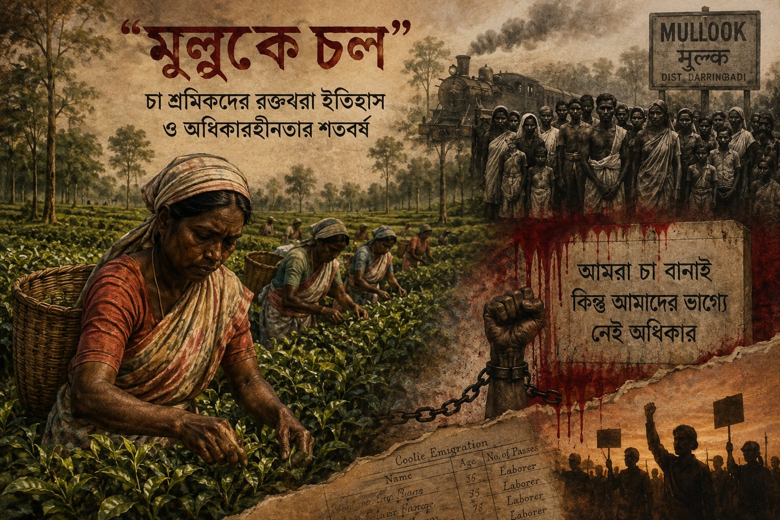 Mulluke Cholo”  A Forgotten Chapter of Tea Workers’ Struggle and Sacrifice