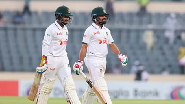 তৃতীয় দিনের খেলা শেষ করলো বাংলাদেশ