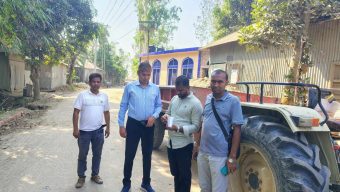 নাগরপুর গয়হাটায় অবৈধ বালু পরিবহনে অভিযান, ১০ হাজার টাকা জরিমানা