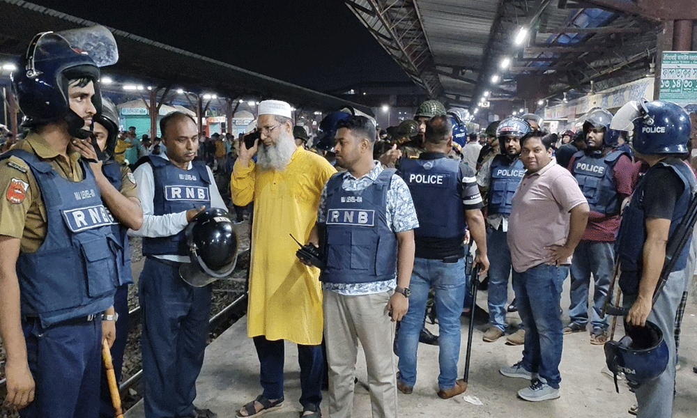 Clash at Bhairab Railway Station Disrupts Train Services; At Least 30 Injured