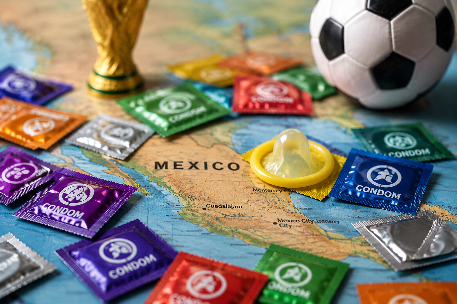 Mexico Plans to Distribute Up to 7 Million Condoms During 2026 FIFA World Cup