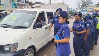 জুড়ীতে পুলিশের বিশেষ ফোর্স মোবিলাইজেশন ড্রিল ও চেকপোস্ট কার্যক্রম জোরদার