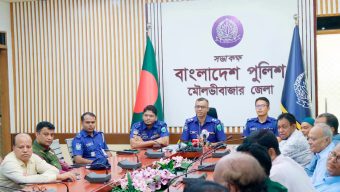 মৌলভীবাজারে কর্মরত সাংবাদিকদের সঙ্গে পুলিশ সুপারের মতবিনিময় সভা অনুষ্ঠিত