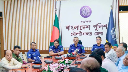 মৌলভীবাজারে কর্মরত সাংবাদিকদের সঙ্গে পুলিশ সুপারের মতবিনিময় সভা অনুষ্ঠিত
