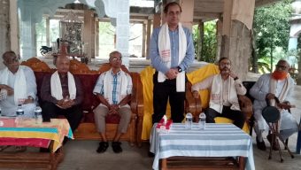 Indian Assistant High Commissioner Visits Sri Sri Shachi Angan Dham