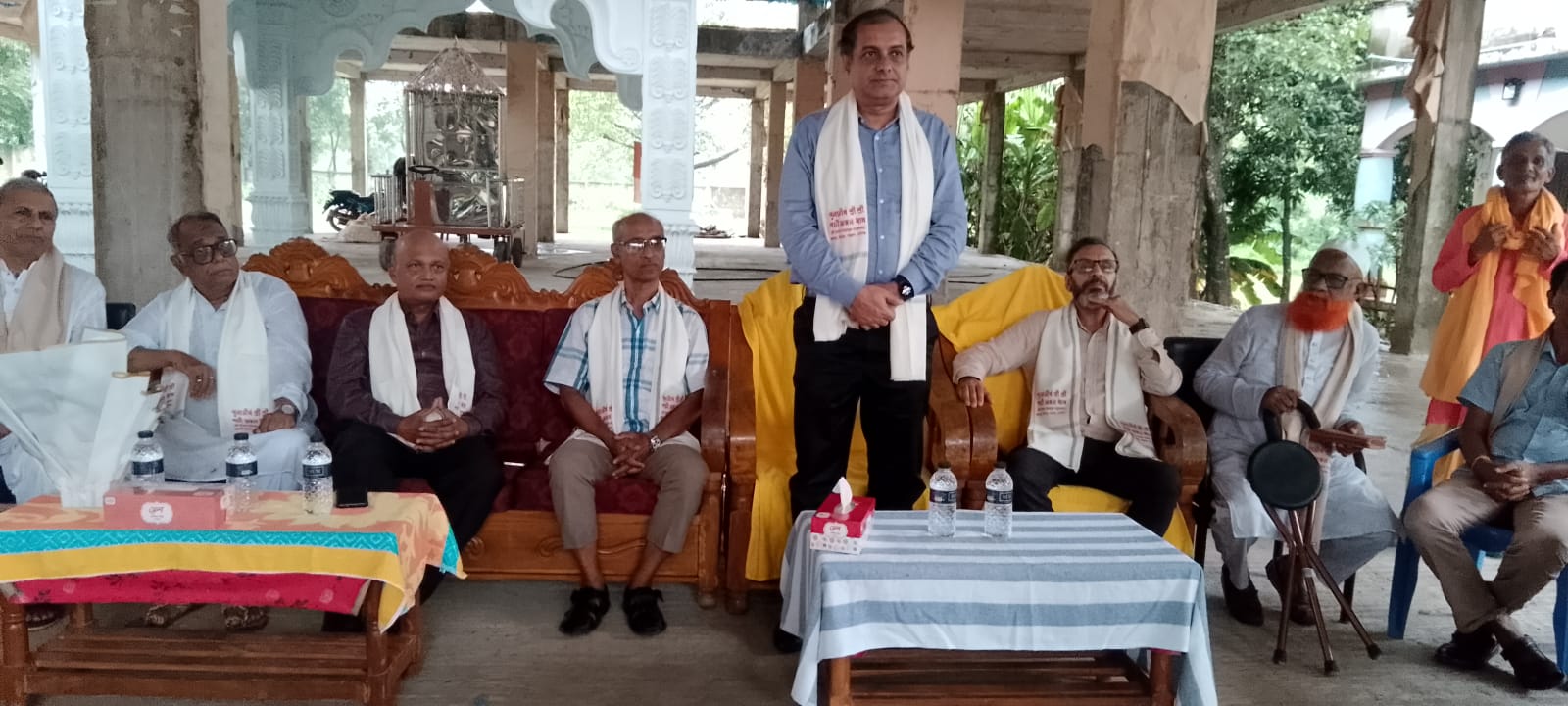 শ্রীশ্রী শচীঅঙ্গন ধাম পরিদর্শনে ভারতীয় সহকারী হাইকমিশনার অনিরুদ্ধ দাস