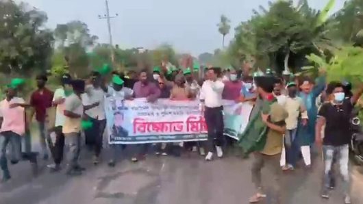 যশোরে ছাত্রলীগের মিছিল, ৬ কর্মী আটক