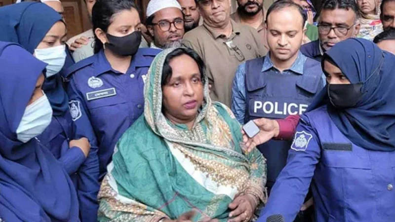 জামিন পেয়ে কারামুক্ত নারায়ণগঞ্জ সিটি করপোরেশনের সাবেক মেয়র আইভী
