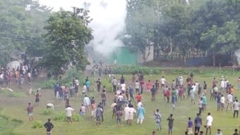 ইউপি চেয়ারম্যানের দায়িত্ব গ্রহণ নিয়ে সংঘর্ষ, ওসিসহ আহত ৫০