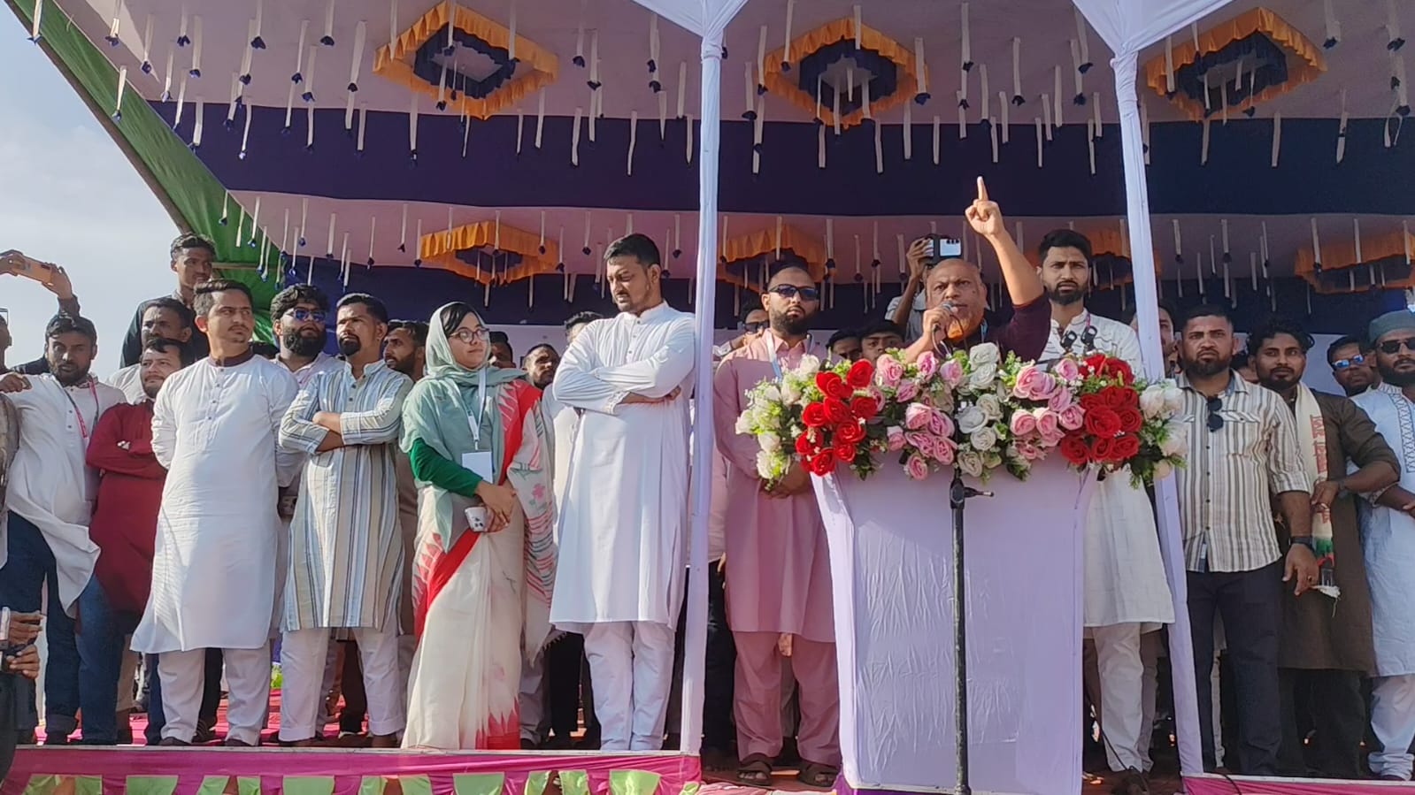 কোম্পানীগঞ্জে এনসিপির পদযাত্রা; ‘আওয়ামী লীগের রাজনীতির পোস্টমর্টেম হবে, নতুন কোনো স্বৈরাচারও মেনে নেওয়া হবে না’ — সারজিস আলম