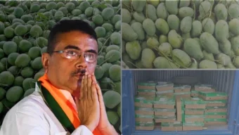 শুভেন্দু অধিকারীর কাছে ৫০০ কেজি আম উপহার পাঠালো বাংলাদেশ