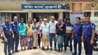 বাঘা থানার অভিযানে সাজাপ্রাপ্তসহ গ্রেফতার ৮ , মাদকের বিরুদ্ধে জিরো টলারেন্স ঘোষণা ওসির 