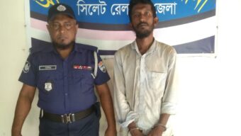 Railway worker arrested with stolen materials in Akhaura