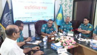 সিলেটে ধর্মীয় নেতৃবৃন্দের সাথে পুলিশ কমিশনার সারোয়ার মুর্শেদ শামীমের মতবিনিময় সভা