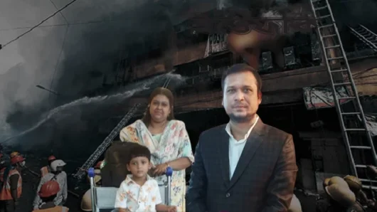 চিকিৎসার জন্য কলকাতায়, হোটেলের আগুনে স্ত্রী-সন্তান-শ্বশুরসহ সাংবাদিকের মর্মান্তিক মৃত্যু
