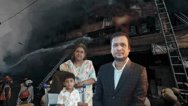 চিকিৎসার জন্য কলকাতায়, হোটেলের আগুনে স্ত্রী-সন্তান-শ্বশুরসহ সাংবাদিকের মর্মান্তিক মৃত্যু
