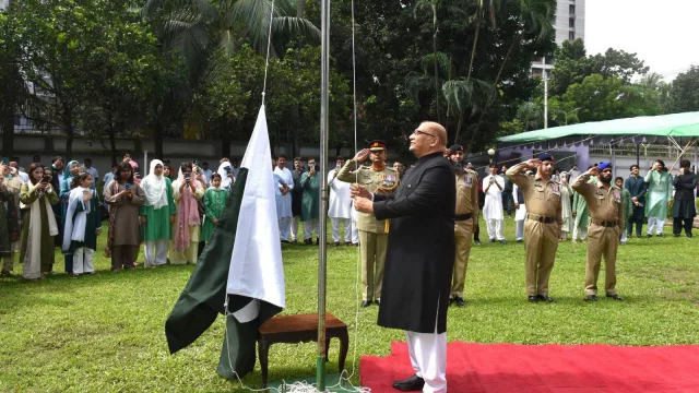 ঢাকায় পাকিস্তানের স্বাধীনতা দিবস উদযাপন