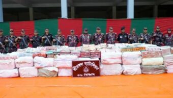 শ্রীমঙ্গলে অবৈধ ভারতীয় ৩ কোটি টাকার পন্য জব্দ